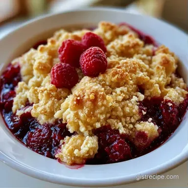 Black Raspberry Cobbler for 9 Servings Recipe Card