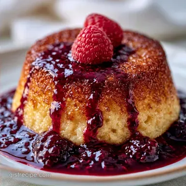 Black Raspberry Pudding Cake in 1 Hour