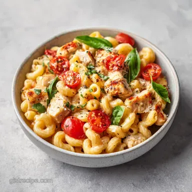 Bruschetta Chicken Pasta Recipe for 4 Servings