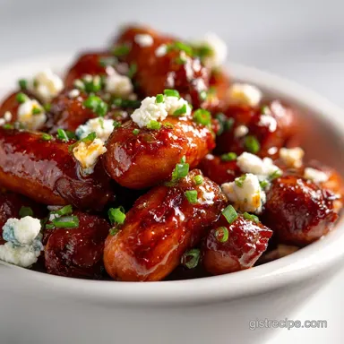 Cheese Lil Smokies with Blue Cheese in 20 Minutes Recipe Card