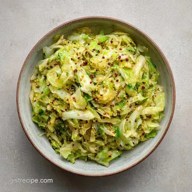 Cabbage Poriyal with Coconut