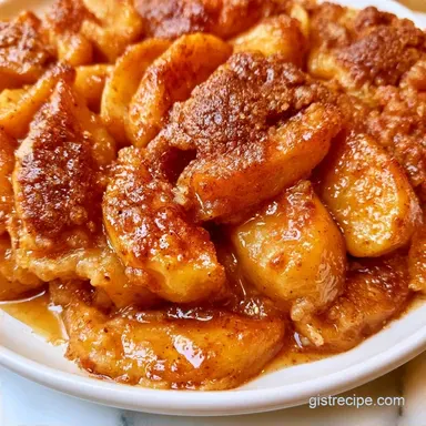 Caramel Apple Cobbler for 8 Servings