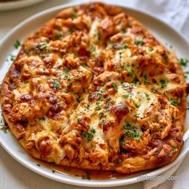 Cheesy Chicken Flatbreads in 25 Minutes