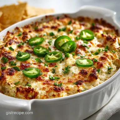 Cheesy Baked Jalape&ntilde;o Artichoke Dip in 30 Minutes