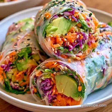 Chicken Avocado Rolls in 20 Minutes Recipe Card