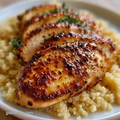 Chicken Quinoa Bowl Recipe: Meal Prep Recipe Card