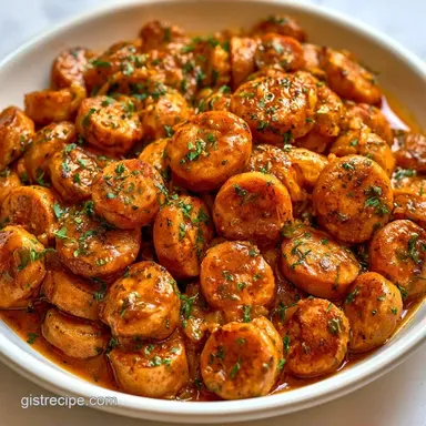Chicken Sausage Masala in 30 Minutes Recipe Card