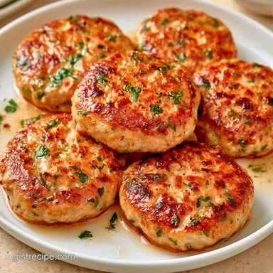 Chicken Sausage Patties in 20 Minutes Recipe Card