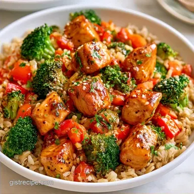 Chicken Vegetable Bowl Meal Prep