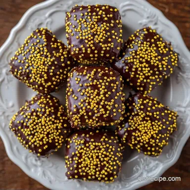 Chocolate Graduation Cap Treats: 30 Min Recipe Card