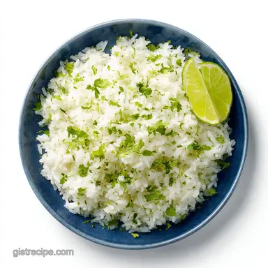 Cilantro Lime Rice for 6 Servings in 25 Min Recipe Card