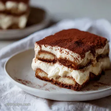 Classic Italian Tiramisu with Mascarpone Recipe Card