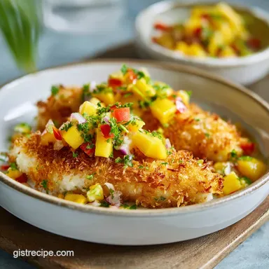 Coconut Crusted Fish in 35 Minutes Recipe Card