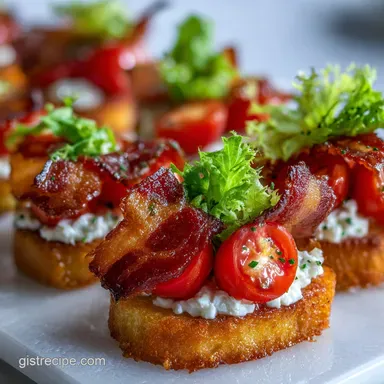 BLT Bites Recipe with Cream Cheese in 40 Minutes Recipe Card