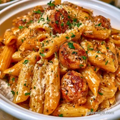 Chicken Sausage Pasta in 17 Minutes