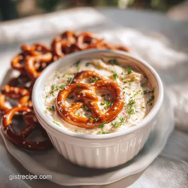Creamy Pretzel Dip in 15 Minutes | Bacon Cheddar Cheese