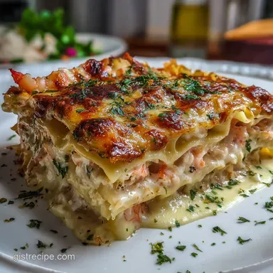 Creamy Seafood Lasagna: Oven-Only Golden Texture