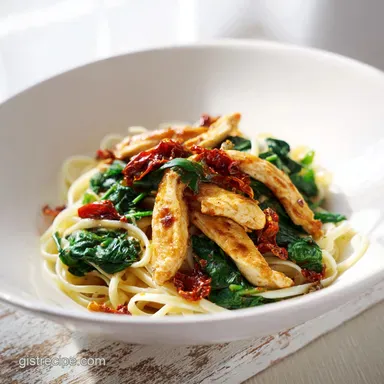 Tuscan Chicken Pasta Recipe: Creamy Recipe Card