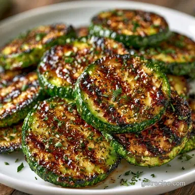 Crispy Grilled Zucchini in 20 Minutes Recipe Card