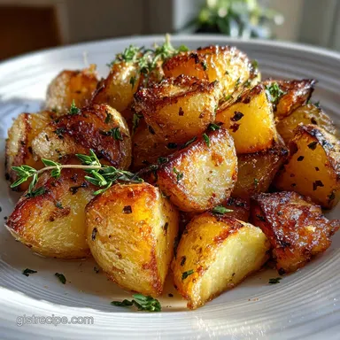 Crispy Roasted Potatoes in Oven - Oven-Only Technique Recipe Card