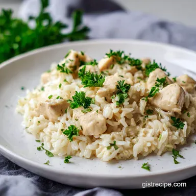 Crock Pot Chicken and Rice: Creamy Recipe Card