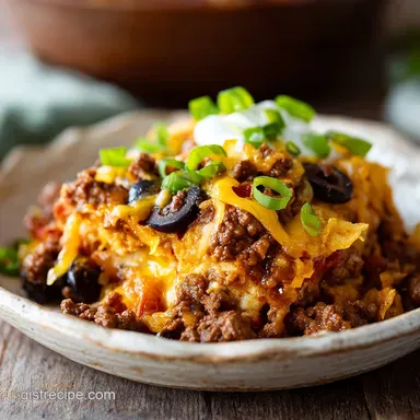 Cowboy Casserole: Slow-Cooked for 8 Servings