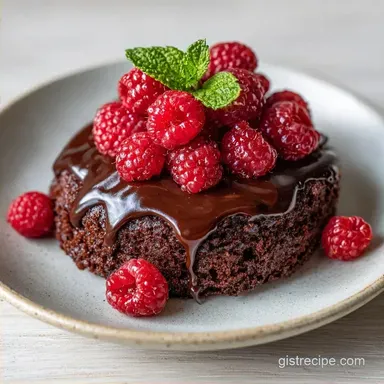 Dark Chocolate Raspberry Cake for 12