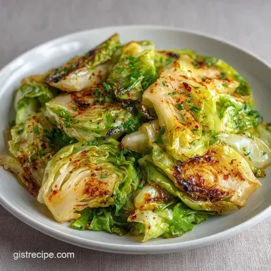 Easy Baked Cabbage Steaks in 30 Minutes Recipe Card