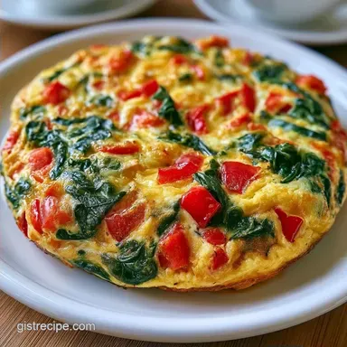 Easy Breakfast Frittata for 4 Servings