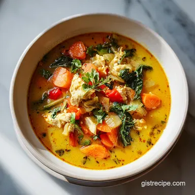 Chicken Curry Soup Recipe with Coconut Milk