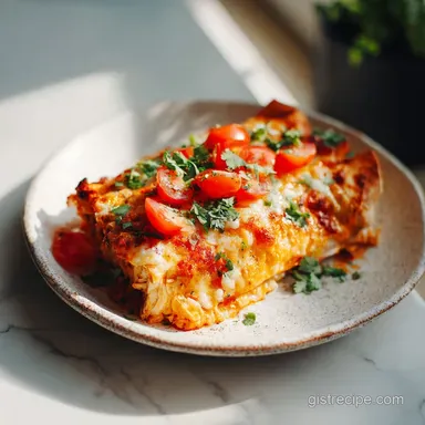 Easy Chicken Enchiladas Recipe with Creamy Filling in 30 Minutes Recipe Card