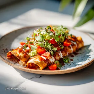 Easy Chicken Enchiladas Recipe with Creamy Filling in 30 Minutes