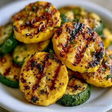 Easy Grilled Summer Squash in 15 Minutes Recipe Card