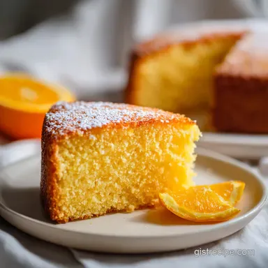 Easy Moist Orange Cake Recipe: Tender Citrus Sponge for 10