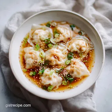 Pot Sticker Soup in 17 Minutes with Silky Broth Recipe Card