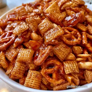 Easy Thanksgiving Snack Mix in 15 Minutes Recipe Card