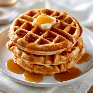 Easy Waffles Recipe in 15 Minutes