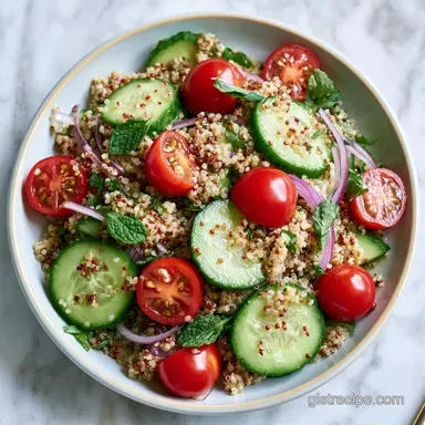 Fast Quinoa Salad Bowl in 35 Minutes