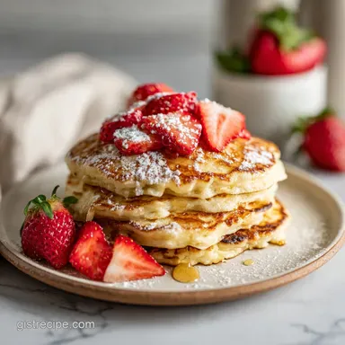 Sheet Pan Pancakes: Fluffy Breakfast for 12 Servings Recipe Card