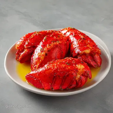 Garlic Butter Lobster Tails in 25 Minutes Recipe Card