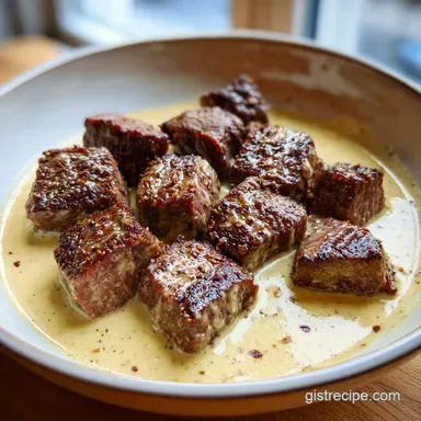 Garlic Butter Steak Bites in 25 Minutes Recipe Card