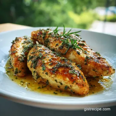 Chicken Tenderloin Recipe with Garlic and Herbs in Oven