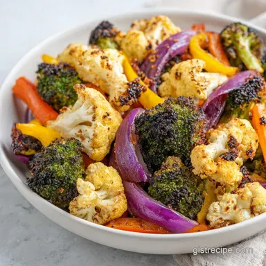 Garlic Roasted Vegetables in 35 Minutes: Caramelized and Bold