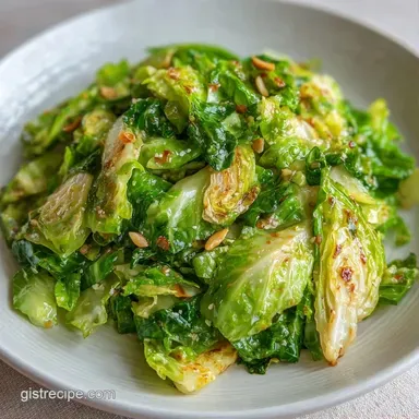 Garlicky Pan Fried Cabbage in 20 Minutes Recipe Card