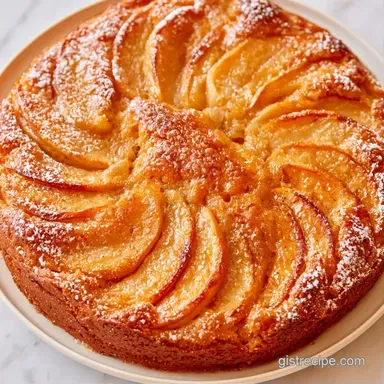 German Apple Cake I for 10 Slices Recipe Card