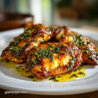 Gluten Free Chicken Recipe with Garlic: Baked Cutlets Recipe Card