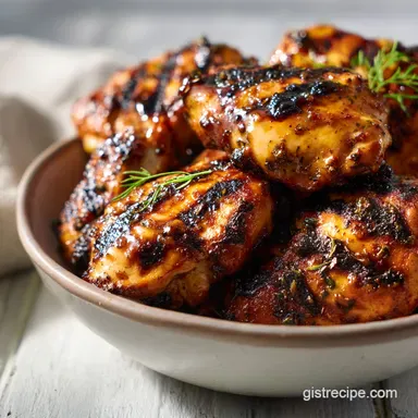Grilled Boneless Chicken Thighs: Juicy Recipe Card