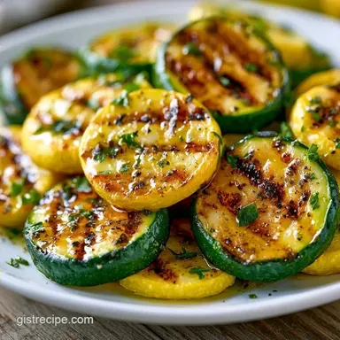 Zucchini and Squash On the Grill for 6