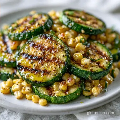 Grilled Zucchini Corn Salad in 20 Minutes