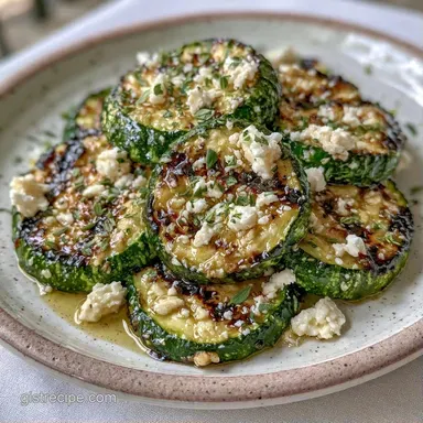 Grilled Zucchini with Feta in 30 Minutes Recipe Card